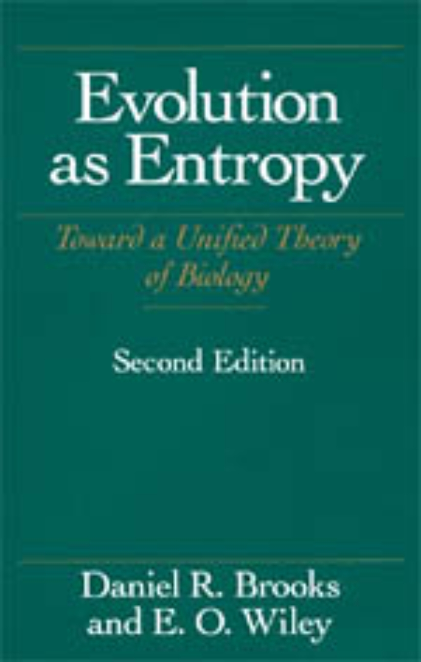 Evolution As Entropy