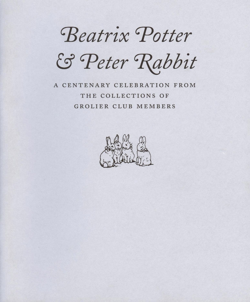 Beatrix Potter & Peter Rabbit