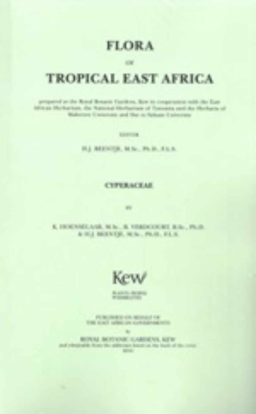 Flora of Tropical East Africa: Cyperaceae